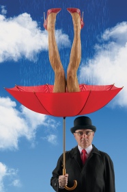The red umbrella
