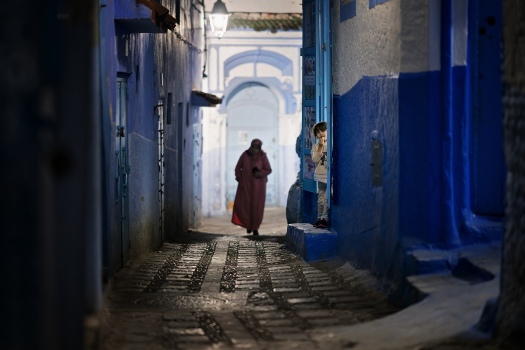 Between Blue Walls