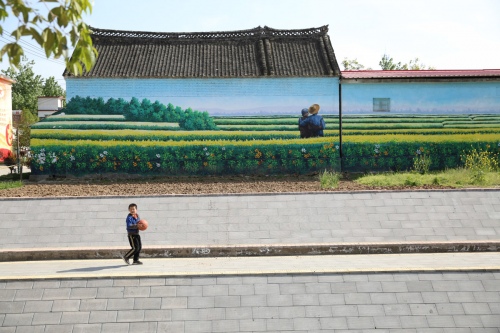 Village basketball player