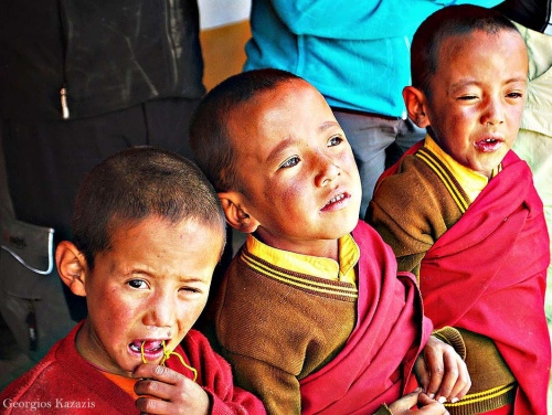 Young monks
