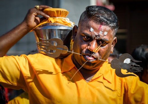  Carrying Milk for Thaipusam