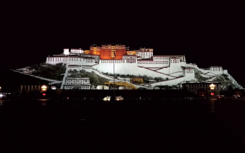 The Potala Palace in twilight