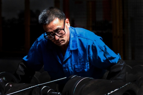 Lathe worker
