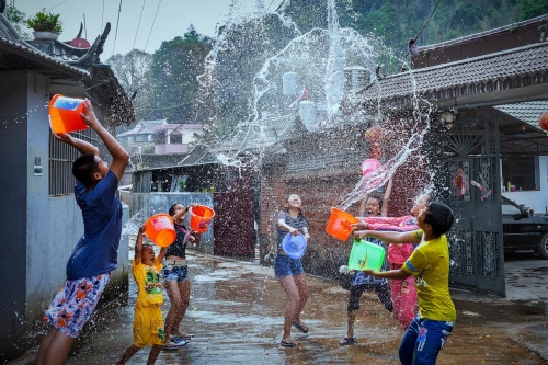 Our Water-Sprinkling Festival