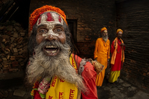 Sadhu smile