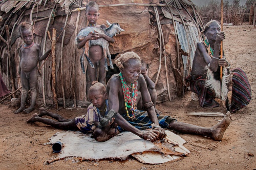 Three Generations-Ethiopian Village