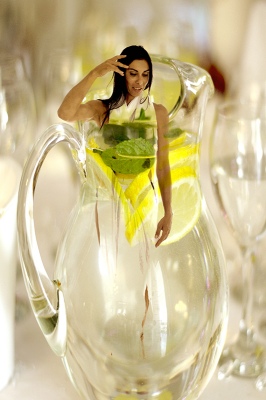 on the lemon