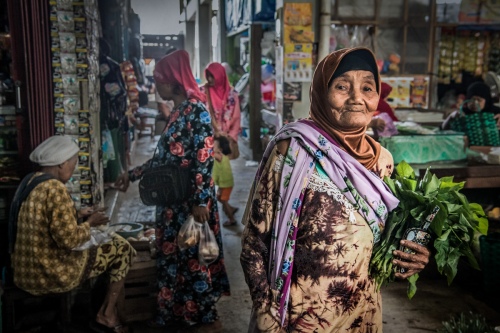 Woman bought greens