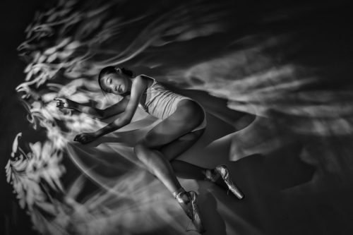 Light and shadow like gauze
