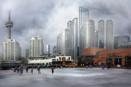 On ice, in Toronto