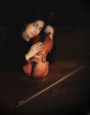 Along with violin