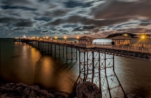 Llandudno Pier in the Evening