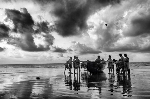 Return from sea