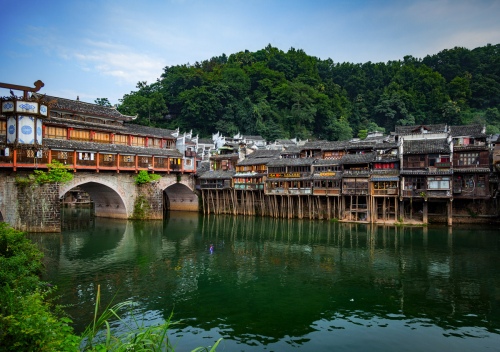 Scenery of ancient city