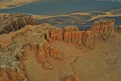 Yardang landform in Lop Nur