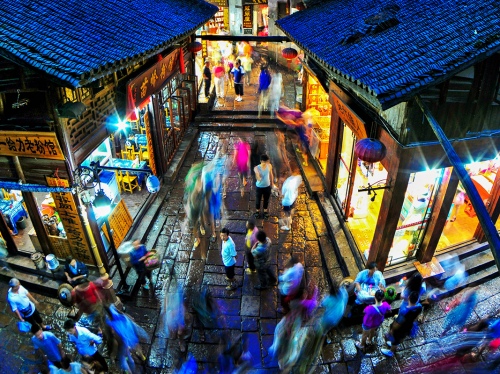 Impression of old street