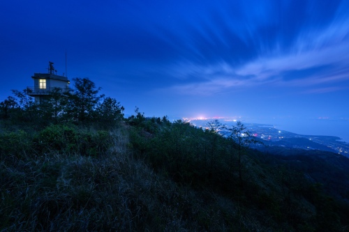 The watchtower in twilight