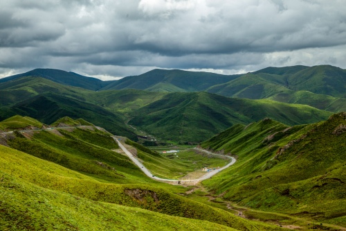 Winding road of happiness