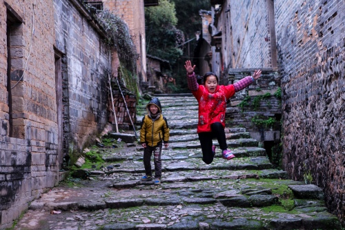 Happy childhood