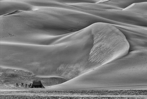 Tents in dunes