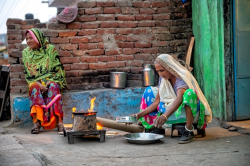 Cook on the street