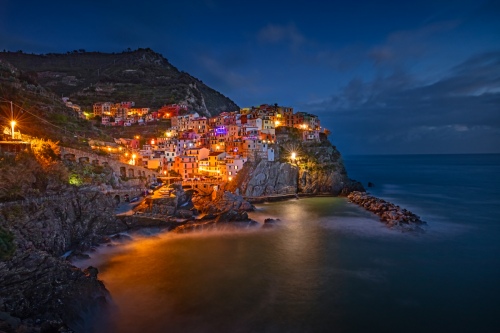 Fishing village on the reef