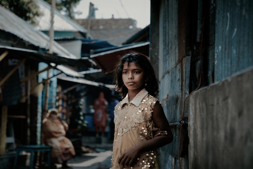 A little girl