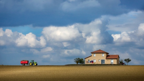 In the village