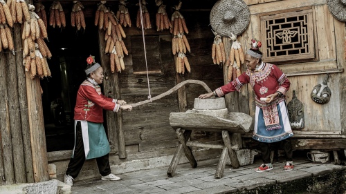 Traditional stone mill