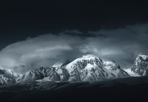 Snow mountains in south Xinjiang