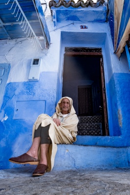 Between the blue