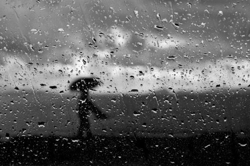 Waking in the rain