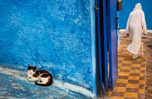 Blue town