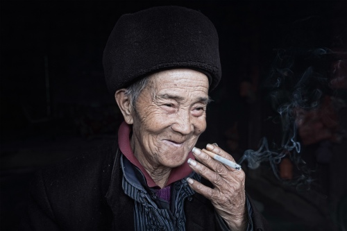 Miao ethnic grandpa