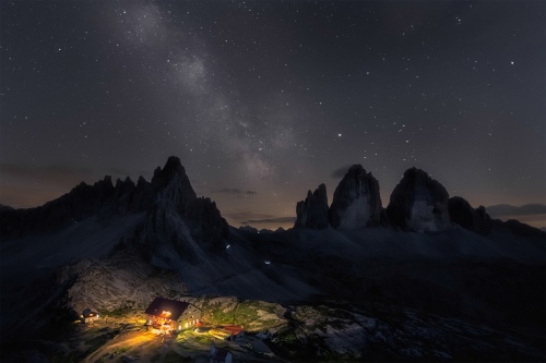 Evening at Tre Cime