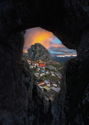 View from the cave