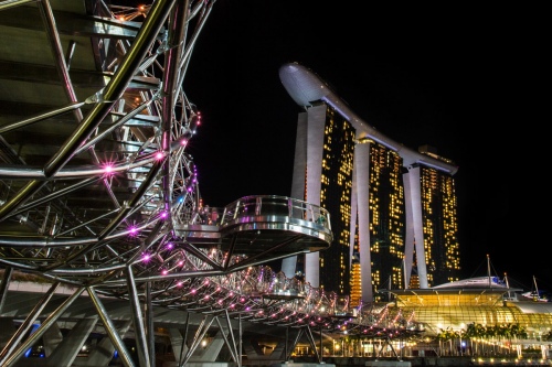 THE HELIX BRIDGE MARINABAY SANDS