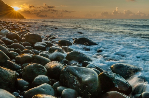 sunrise at boulder beach