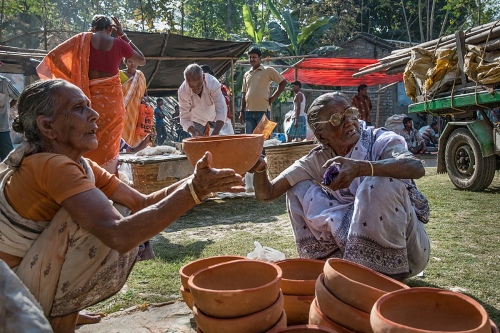 Market at Majhdia