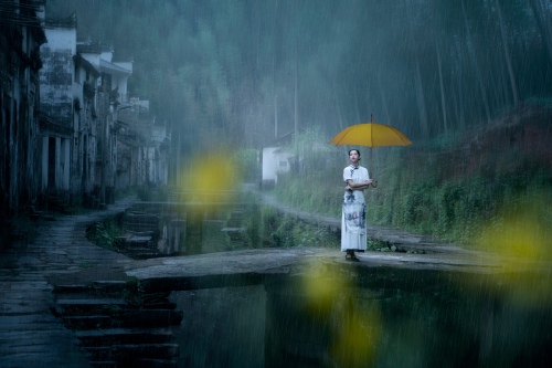 Walk in the rain