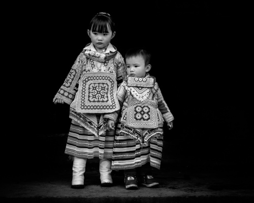 Miao ethnic sibling