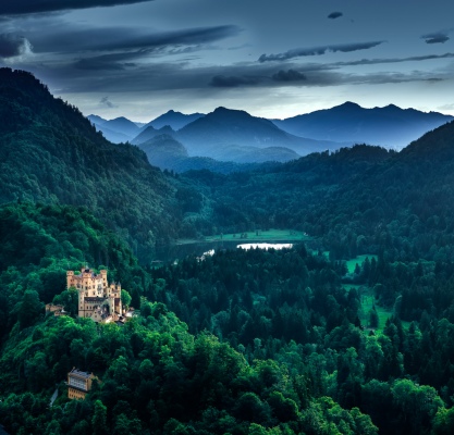 The Beautiful View Old Swan Castle