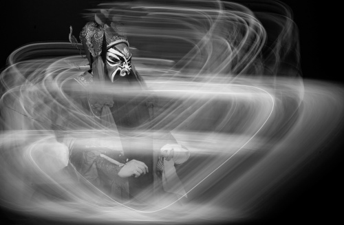Legend of Zhong Kui beating ghosts