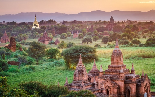 Thousands of pagoda city