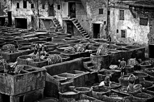 Moroccan tannery
