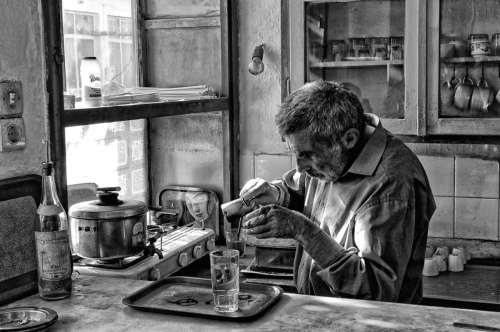 Small cafe in Creta