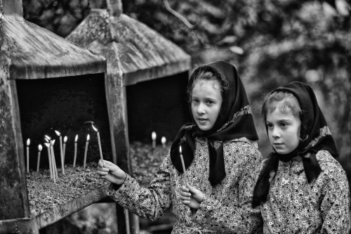 Young sisters in the church