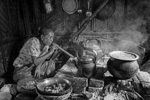 Woman in kitchen