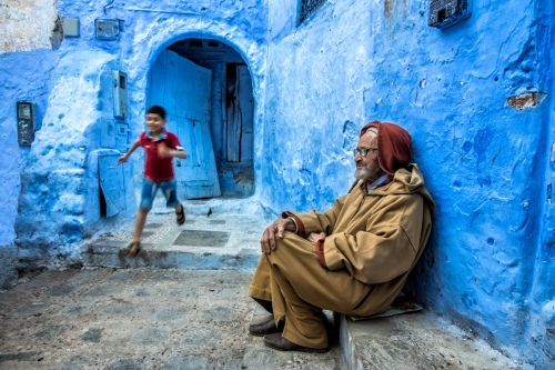 Child and Grandpa