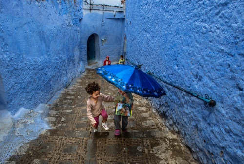 Children Chefchaouen